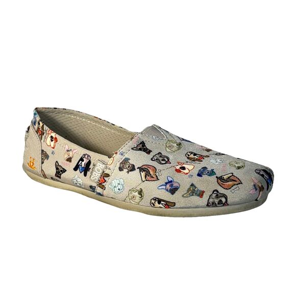 Skechers BOBs for Dogs Posh Pups Slip-On Flat Memory Foam Shoes Sz 8 - Picture 2 of 8